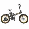 AOSTIRMOTOR A20 Folding Electric Bike 20*4.0 Fat Tire 36V 13Ah Battery 500W Motor 40km/h Max Speed - Orange -rockbros-shop AOSTIRMOTOR A20 Folding Electric Bike Orange 518047 0