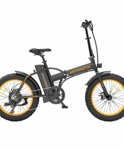 AOSTIRMOTOR A20 Folding Electric Bike 20*4.0 Fat Tire 36V 13Ah Battery 500W Motor 40km/h Max Speed - Orange