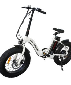 AOSTIRMOTOR G20 Folding Electric Bike 500W Motor 36V Removable 13Ah Battery 20*4.0'' Fat Tire 5-Speed Boost White 4 AOSTIRMOTOR G20 Folding Electric Bike 500W Motor 36V Removable 13Ah Battery 20*4.0'' Fat Tire 5-Speed Boost White -rockbros-shop AOSTIRMOTOR G20 Folding Electric Bike White 518098 2