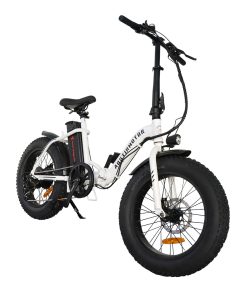AOSTIRMOTOR G20 Folding Electric Bike 500W Motor 36V Removable 13Ah Battery 20*4.0'' Fat Tire 5-Speed Boost White 5 AOSTIRMOTOR G20 Folding Electric Bike 500W Motor 36V Removable 13Ah Battery 20*4.0'' Fat Tire 5-Speed Boost White -rockbros-shop AOSTIRMOTOR G20 Folding Electric Bike White 518098 3