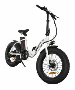 AOSTIRMOTOR G20 Folding Electric Bike 500W Motor 36V Removable 13Ah Battery 20*4.0'' Fat Tire 5-Speed Boost White 9 AOSTIRMOTOR G20 Folding Electric Bike 500W Motor 36V Removable 13Ah Battery 20*4.0'' Fat Tire 5-Speed Boost White -rockbros-shop AOSTIRMOTOR G20 Folding Electric Bike White 518098 3