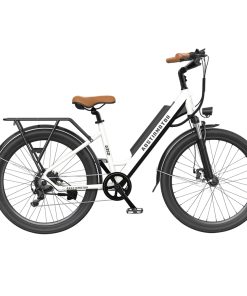 AOSTIRMOTOR G350 350W Electric Bike For Commuter 26*2.1 Inch Tire 36V 10Ah Removable Battery 7 Speed Gear
