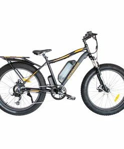 AOSTIRMOTOR S07-B Electric Bike 26*4.0'' Fat Tire 48V 13Ah Battery 750W Motor 7 Speed Shimano Gear - Black