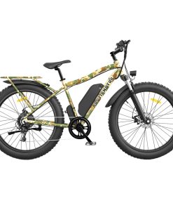 AOSTIRMOTOR S07-E Electric Bike 26*4.0'' Fat Tire 48V 13Ah Battery 750W Motor 7 Speed Shimano Gear - Desert Camo