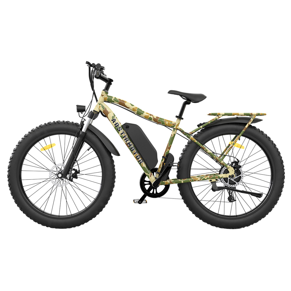 AOSTIRMOTOR S07-E Electric Bike 26*4.0'' Fat Tire 48V 13Ah Battery 750W Motor 7 Speed Shimano Gear - Desert Camo AOSTIRMOTOR S07-E Electric Bike 26*4.0'' Fat Tire 48V 13Ah Battery 750W Motor 7 Speed Shimano Gear - Desert Camo -rockbros-shop AOSTIRMOTOR S07 E Electric Bike 26 4 0 Fat Tire 500493 1