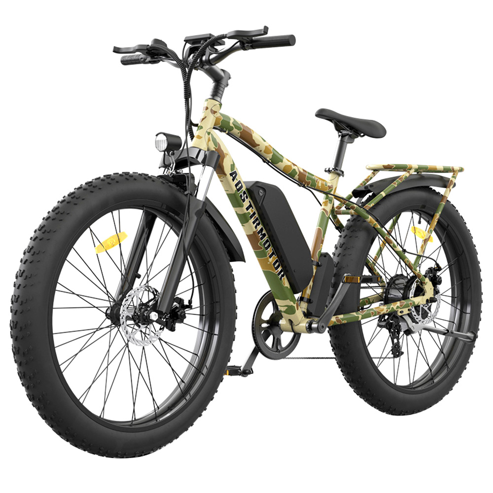 AOSTIRMOTOR S07-E Electric Bike 26*4.0'' Fat Tire 48V 13Ah Battery 750W Motor 7 Speed Shimano Gear - Desert Camo AOSTIRMOTOR S07-E Electric Bike 26*4.0'' Fat Tire 48V 13Ah Battery 750W Motor 7 Speed Shimano Gear - Desert Camo -rockbros-shop AOSTIRMOTOR S07 E Electric Bike 26 4 0 Fat Tire 500493 2