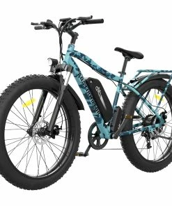AOSTIRMOTOR S07-F Electric Bike 26*4.0'' Fat Tire 48V 13Ah Battery 750W Motor 7 Speed Shimano Gear - Ocean Blue Camo 9 AOSTIRMOTOR S07-F Electric Bike 26*4.0'' Fat Tire 48V 13Ah Battery 750W Motor 7 Speed Shimano Gear - Ocean Blue Camo -rockbros-shop AOSTIRMOTOR S07 F Electric Bike 26 4 0 Fat Tire 500494 2