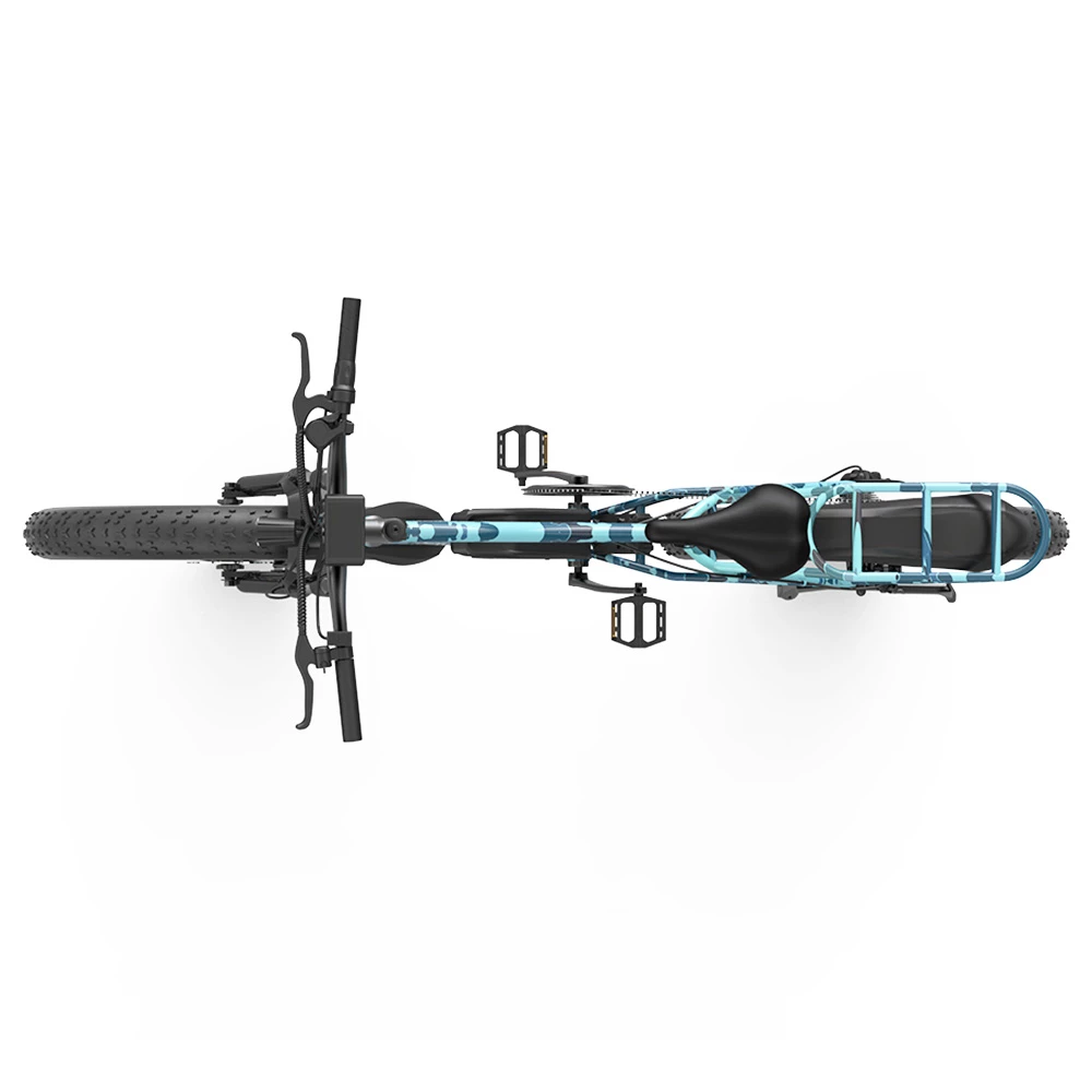 AOSTIRMOTOR S07-F Electric Bike 26*4.0'' Fat Tire 48V 13Ah Battery 750W Motor 7 Speed Shimano Gear - Ocean Blue Camo 7 AOSTIRMOTOR S07-F Electric Bike 26*4.0'' Fat Tire 48V 13Ah Battery 750W Motor 7 Speed Shimano Gear - Ocean Blue Camo - Image 5