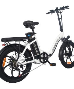 AVAKA BZ20 PLUS Electric Bike Foldable 20*3.0 Inch Fat Tires 500W Brushless Motor 25Km/h Max Speed 48V 15Ah Battery 100Km Range 120KG Max Load Dual Disc Brake Shimano 7-Speed Gear IP54 Waterproof LCD Display- IT Wheel White 4 AVAKA BZ20 PLUS Electric Bike Foldable 20*3.0 Inch Fat Tires 500W Brushless Motor 25Km/h Max Speed 48V 15Ah Battery 100Km Range 120KG Max Load Dual Disc Brake Shimano 7-Speed Gear IP54 Waterproof LCD Display- IT Wheel White -rockbros-shop AVAKA BZ20 PLUS Electric Bike One Wheel White 514570 2