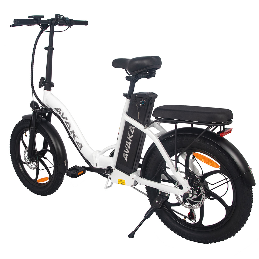 AVAKA BZ20 PLUS Electric Bike Foldable 20*3.0 Inch Fat Tires 500W Brushless Motor 25Km/h Max Speed 48V 15Ah Battery 100Km Range 120KG Max Load Dual Disc Brake Shimano 7-Speed Gear IP54 Waterproof LCD Display- IT Wheel White AVAKA BZ20 PLUS Electric Bike Foldable 20*3.0 Inch Fat Tires 500W Brushless Motor 25Km/h Max Speed 48V 15Ah Battery 100Km Range 120KG Max Load Dual Disc Brake Shimano 7-Speed Gear IP54 Waterproof LCD Display- IT Wheel White -rockbros-shop AVAKA BZ20 PLUS Electric Bike One Wheel White 514570 3