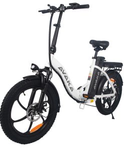 AVAKA BZ20 PLUS Electric Bike Foldable 20*3.0 Inch Fat Tires 500W Brushless Motor 25Km/h Max Speed 48V 15Ah Battery 100Km Range 120KG Max Load Dual Disc Brake Shimano 7-Speed Gear IP54 Waterproof LCD Display- IT Wheel White 7 AVAKA BZ20 PLUS Electric Bike Foldable 20*3.0 Inch Fat Tires 500W Brushless Motor 25Km/h Max Speed 48V 15Ah Battery 100Km Range 120KG Max Load Dual Disc Brake Shimano 7-Speed Gear IP54 Waterproof LCD Display- IT Wheel White -rockbros-shop AVAKA BZ20 PLUS Electric Bike One Wheel White 514570 5