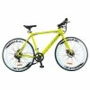 AVAKA R1 Electric Bike 700C*32C Inch Wheels 250W Brushless Motor 25Km/h Max Speed 36V 9Ah Battery Shimano 7-Speed Transmission IP65 Waterproof Double Mechanical Disc Brake LCD Display - Yellow -rockbros-shop AVAKA R1 Electric Bike 250W Brushless Motor Green 515195 0