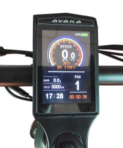 AVAKA R1 Electric Bike 700C*32C Inch Wheels 250W Brushless Motor 25Km/h Max Speed 36V 9Ah Battery Shimano 7-Speed Transmission IP65 Waterproof Double Mechanical Disc Brake LCD Display - Army Green -rockbros-shop AVAKA R1 Electric Bike 250W Brushless Motor Matte Army Green 515196 5