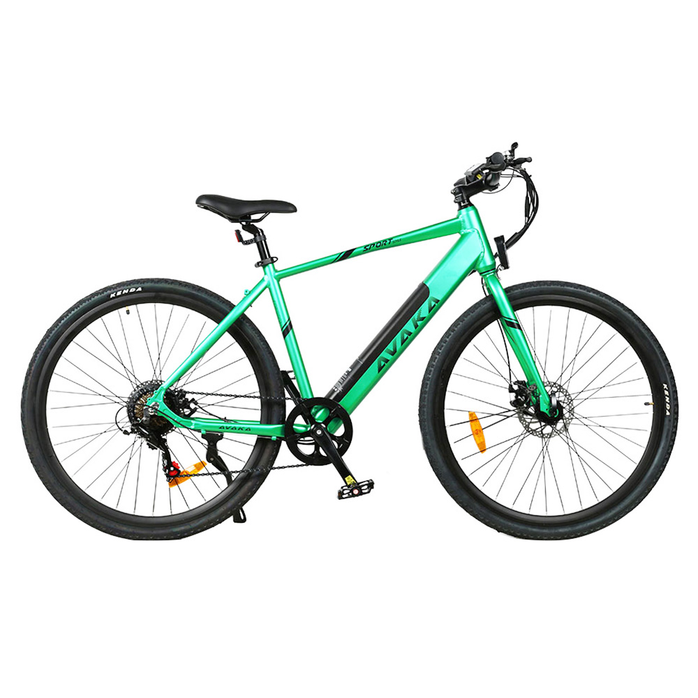 AVAKA R3 Electric Bike 700C*40C Inches Wheel 36V 350W Motor 12.5Ah Battery 32km/h Max Speed 70km Range Shimano 7-Speed Gear 120kg Load - Green AVAKA R3 Electric Bike 700C*40C Inches Wheel 36V 350W Motor 12.5Ah Battery 32km/h Max Speed 70km Range Shimano 7-Speed Gear 120kg Load - Green -rockbros-shop AVAKA R3 Electric Bike 36V 350W Motor Green 519216 0