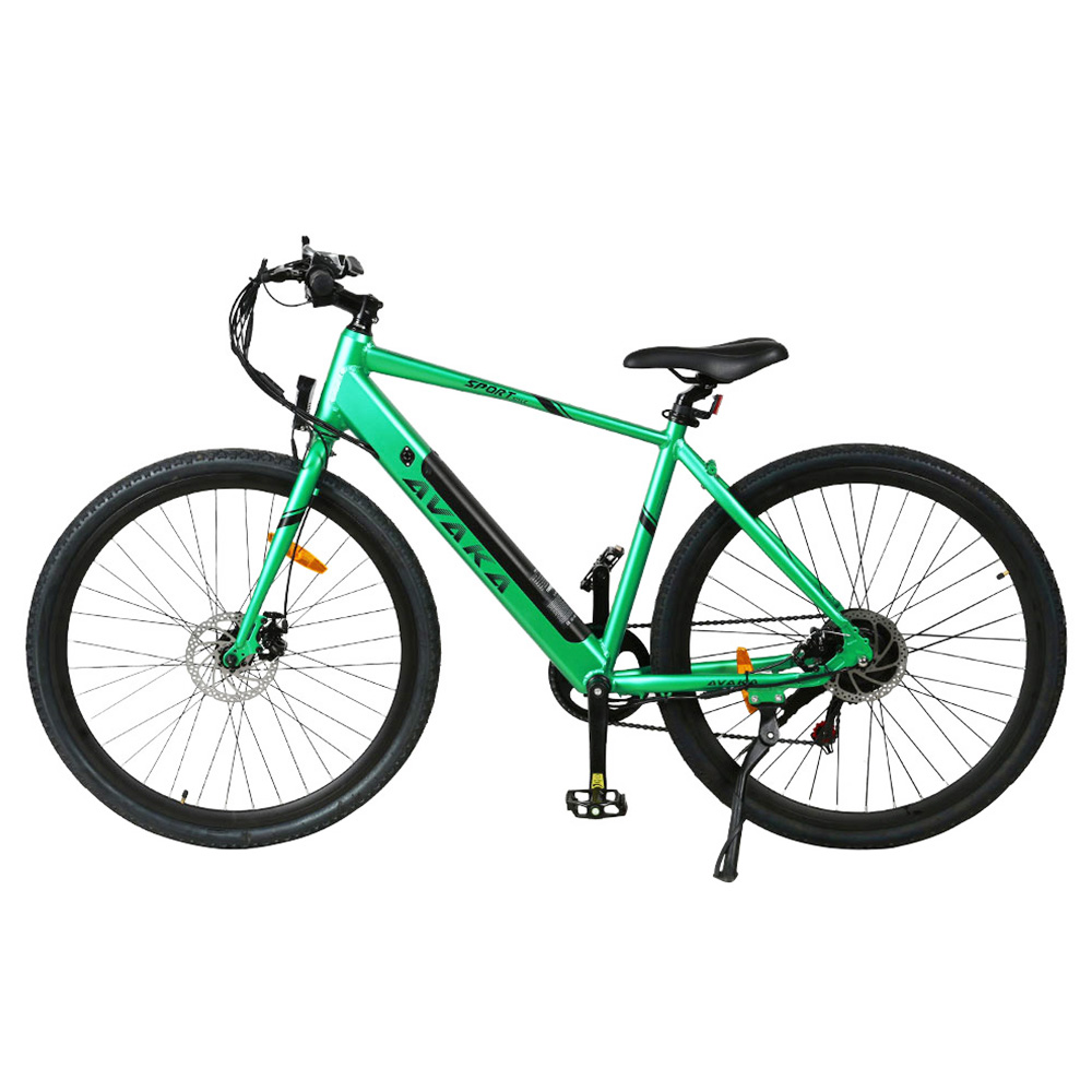 AVAKA R3 Electric Bike 700C*40C Inches Wheel 36V 350W Motor 12.5Ah Battery 32km/h Max Speed 70km Range Shimano 7-Speed Gear 120kg Load - Green AVAKA R3 Electric Bike 700C*40C Inches Wheel 36V 350W Motor 12.5Ah Battery 32km/h Max Speed 70km Range Shimano 7-Speed Gear 120kg Load - Green -rockbros-shop AVAKA R3 Electric Bike 36V 350W Motor Green 519216 1