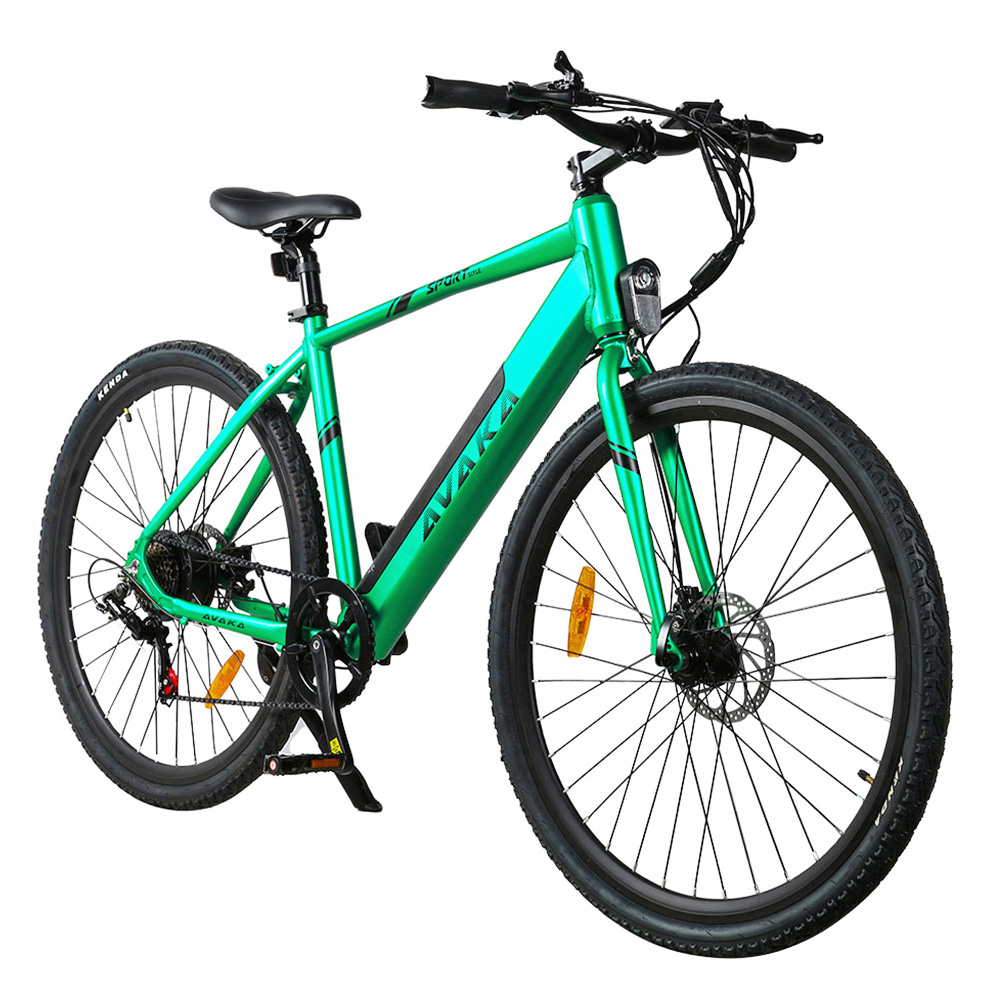 AVAKA R3 Electric Bike 700C*40C Inches Wheel 36V 350W Motor 12.5Ah Battery 32km/h Max Speed 70km Range Shimano 7-Speed Gear 120kg Load - Green AVAKA R3 Electric Bike 700C*40C Inches Wheel 36V 350W Motor 12.5Ah Battery 32km/h Max Speed 70km Range Shimano 7-Speed Gear 120kg Load - Green -rockbros-shop AVAKA R3 Electric Bike 36V 350W Motor Green 519216 2