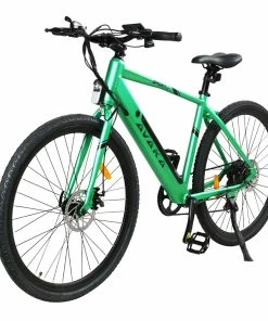 AVAKA R3 Electric Bike 700C*40C Inches Wheel 36V 350W Motor 12.5Ah Battery 32km/h Max Speed 70km Range Shimano 7-Speed Gear 120kg Load - Green -rockbros-shop AVAKA R3 Electric Bike 36V 350W Motor Green 519216 3