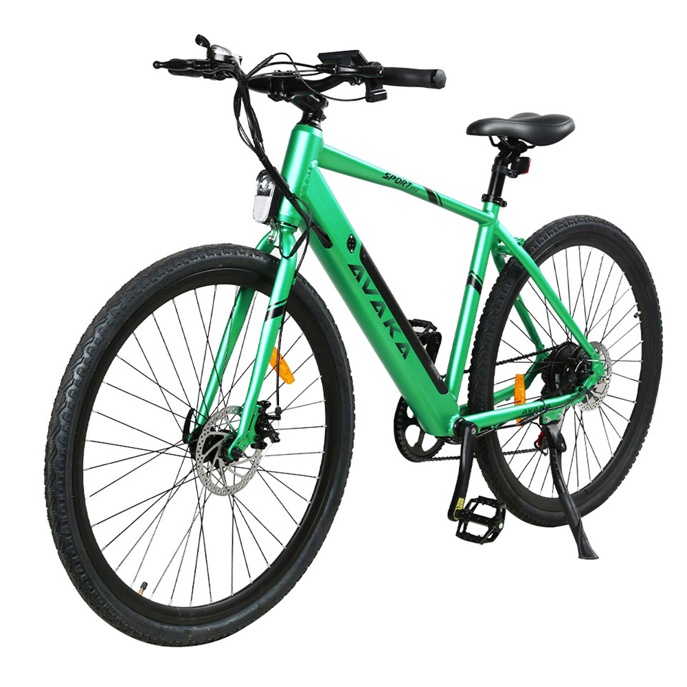 AVAKA R3 Electric Bike 700C*40C Inches Wheel 36V 350W Motor 12.5Ah Battery 32km/h Max Speed 70km Range Shimano 7-Speed Gear 120kg Load - Green AVAKA R3 Electric Bike 700C*40C Inches Wheel 36V 350W Motor 12.5Ah Battery 32km/h Max Speed 70km Range Shimano 7-Speed Gear 120kg Load - Green -rockbros-shop AVAKA R3 Electric Bike 36V 350W Motor Green 519216 3