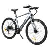 AVAKA R3 Electric Bike 700C*40C Inches Wheel 36V 350W Motor 12.5Ah Battery 32km/h Max Speed 70km Range Shimano 7-Speed Gear 120kg Load - Grey -rockbros-shop AVAKA R3 Electric Bike 36V 350W Motor Grey 517827 3