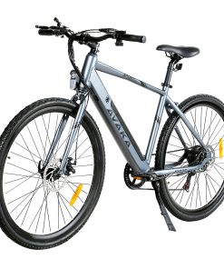 AVAKA R3 Electric Bike 700C*40C Inches Wheel 36V 350W Motor 12.5Ah Battery 32km/h Max Speed 70km Range Shimano 7-Speed Gear 120kg Load - Grey