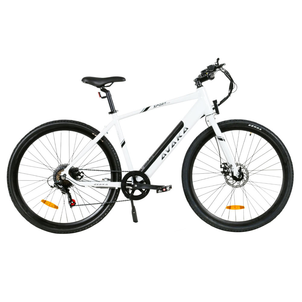 AVAKA R3 Electric Bike 700C*40C Inches Wheel 36V 350W Motor 12.5Ah Battery 32km/h Max Speed 70km Range Shimano 7-Speed Gear 120kg Load - White AVAKA R3 Electric Bike 700C*40C Inches Wheel 36V 350W Motor 12.5Ah Battery 32km/h Max Speed 70km Range Shimano 7-Speed Gear 120kg Load - White -rockbros-shop AVAKA R3 Electric Bike 36V 350W Motor White 517826 0