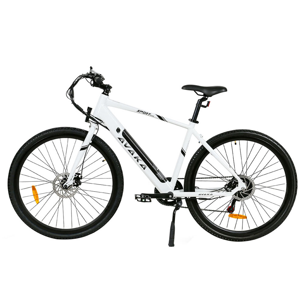 AVAKA R3 Electric Bike 700C*40C Inches Wheel 36V 350W Motor 12.5Ah Battery 32km/h Max Speed 70km Range Shimano 7-Speed Gear 120kg Load - White AVAKA R3 Electric Bike 700C*40C Inches Wheel 36V 350W Motor 12.5Ah Battery 32km/h Max Speed 70km Range Shimano 7-Speed Gear 120kg Load - White -rockbros-shop AVAKA R3 Electric Bike 36V 350W Motor White 517826 1