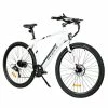 AVAKA R3 Electric Bike 700C*40C Inches Wheel 36V 350W Motor 12.5Ah Battery 32km/h Max Speed 70km Range Shimano 7-Speed Gear 120kg Load - White -rockbros-shop AVAKA R3 Electric Bike 36V 350W Motor White 519214 2