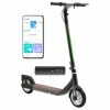 Atomi Alpha Folding Electric Scooter 9 Inch Tires 650W Motor 36V 10Ah Battery For 25 Miles Range 25Km/h Max Speed 120KG Max Load Support App Control Built-in Combination Lock - Black -rockbros-shop Atomi Alpha Electric Scooter Black 519054 2