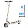 Atomi Alpha Folding Electric Scooter 9 Inch Tires 650W Motor 30Km/h Max Speed 36V 10Ah Battery For 40KM Max Range 120KG Max Load Support App Control Built-in Combination Lock - Zinc White 1 Atomi Alpha Folding Electric Scooter 9 Inch Tires 650W Motor 30Km/h Max Speed 36V 10Ah Battery For 40KM Max Range 120KG Max Load Support App Control Built-in Combination Lock - Zinc White -rockbros-shop Atomi Alpha Electric Scooter Zinc White 518760 0