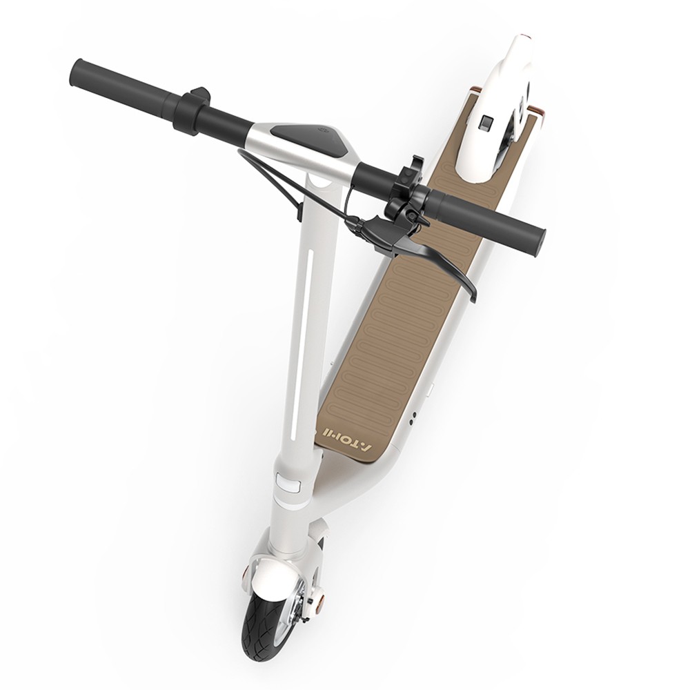 Atomi Alpha Folding Electric Scooter 9 Inch Tires 650W Motor 30Km/h Max Speed 36V 10Ah Battery for 40KM Max Range 120KG Max Load Support App Control Built-in Combination Lock - Zinc White Atomi Alpha Folding Electric Scooter 9 Inch Tires 650W Motor 30Km/h Max Speed 36V 10Ah Battery For 40KM Max Range 120KG Max Load Support App Control Built-in Combination Lock - Zinc White -rockbros-shop Atomi Alpha Electric Scooter Zinc White 518760 5