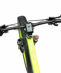 BEZIOR X1000 Folding Electric Bike Bicycle Panasonic 48V 12.8Ah Battery 1000W Motor 26 Inch Fat Tire Aluminum Alloy Frame Shimano 27-speed Shift Max Speed 40km/h IP54 100KM Power-assisted Mileage Range LCD Display IP54 Waterproof - Black Green -rockbros-shop BEZIOR E BIKES X1000 Parameters 1000W Motor 456567 5