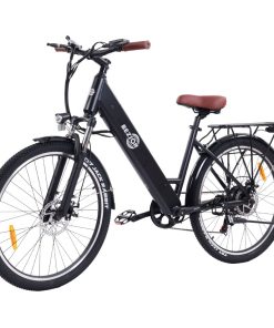 BEZIOR M3 Electric Bike 48V 500W Motor 32km/h Max Speed 10.4Ah Battery 60km Max Range 26*2.1'' CST Tires Shimano 7 Speed Gear - Black -rockbros-shop BEZIOR M3 Electric Bike 48V 500W Motor Black 519568 2