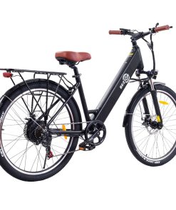 BEZIOR M3 Electric Bike 48V 500W Motor 32km/h Max Speed 10.4Ah Battery 60km Max Range 26*2.1'' CST Tires Shimano 7 Speed Gear - Black -rockbros-shop BEZIOR M3 Electric Bike 48V 500W Motor Black 519568 3