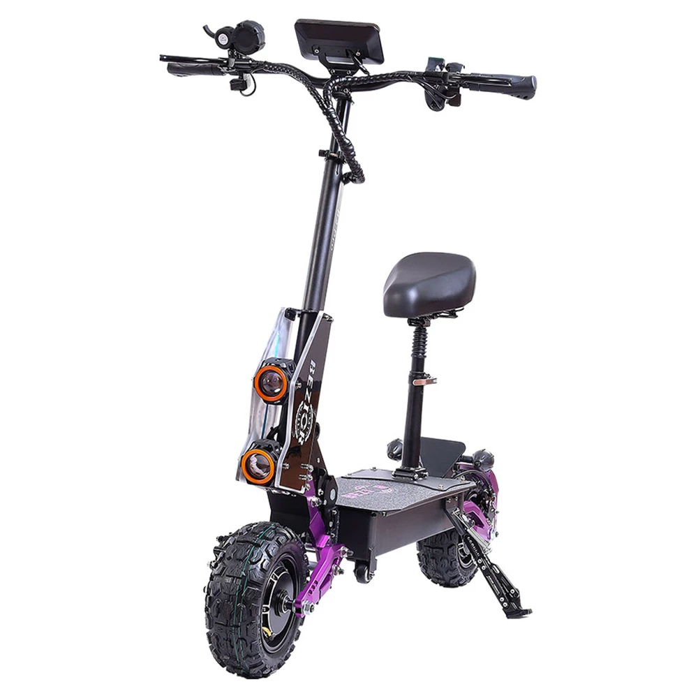 BEZIOR S2 PRO Electric Off-Road Scooter 11 Inch Wheel 1200W*2 Dual Motor 48V 23Ah Battery 65Km/h Max Speed 120KG Load Double Large Screen Dual Oil Brake Adjustable Height Dual Charging Ports 5 BEZIOR S2 PRO Electric Off-Road Scooter 11 Inch Wheel 1200W*2 Dual Motor 48V 23Ah Battery 65Km/h Max Speed 120KG Load Double Large Screen Dual Oil Brake Adjustable Height Dual Charging Ports - Image 3