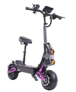 BEZIOR S2 PRO Electric Off-Road Scooter 11 Inch Wheel 1200W*2 Dual Motor 48V 23Ah Battery 65Km/h Max Speed 120KG Load Double Large Screen Dual Oil Brake Adjustable Height Dual Charging Ports
