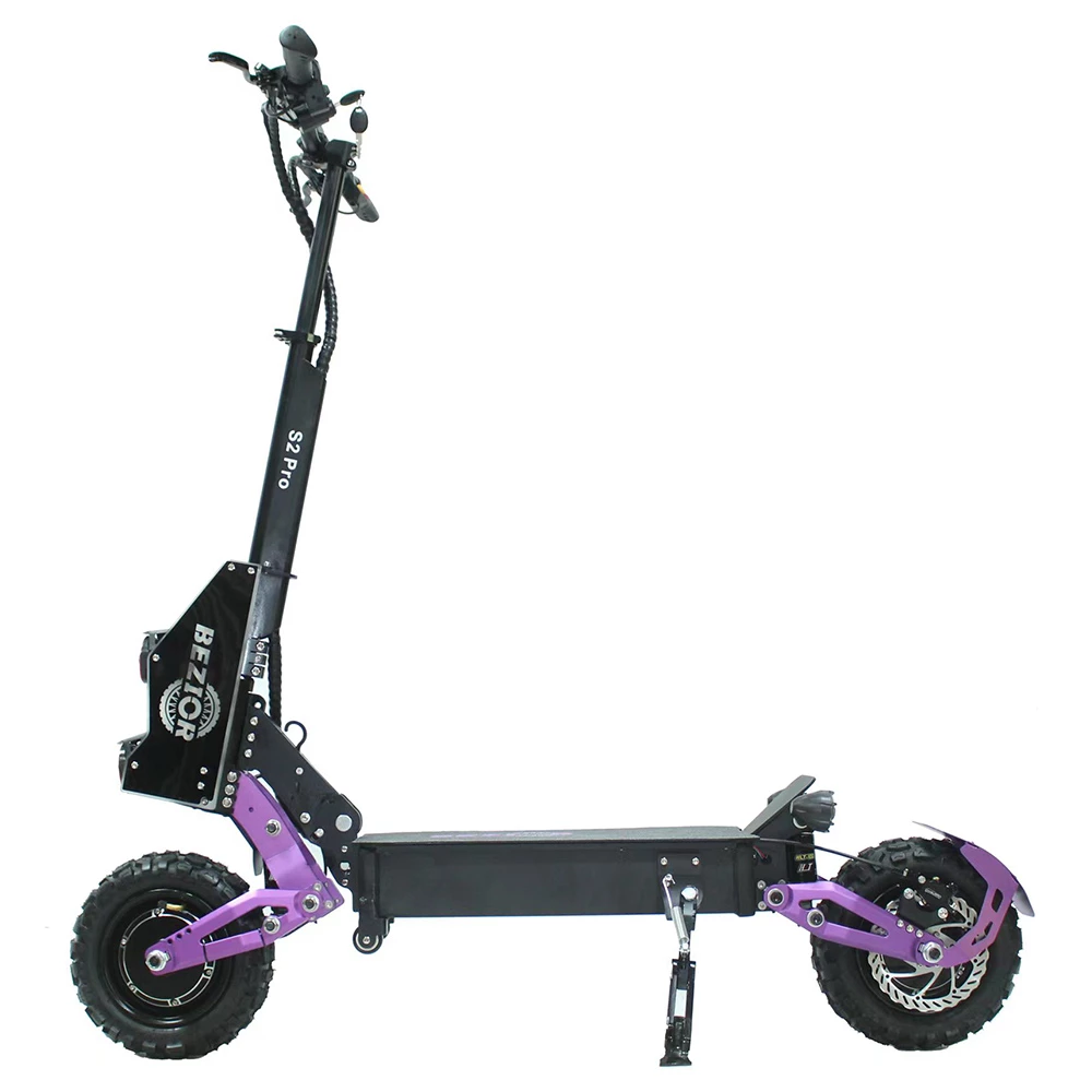 BEZIOR S2 PRO Electric Off-Road Scooter 11 Inch Wheel 1200W*2 Dual Motor 48V 23Ah Battery 65Km/h Max Speed 120KG Load Double Large Screen Dual Oil Brake Adjustable Height Dual Charging Ports 5 BEZIOR S2 PRO Electric Off-Road Scooter 11 Inch Wheel 1200W*2 Dual Motor 48V 23Ah Battery 65Km/h Max Speed 120KG Load Double Large Screen Dual Oil Brake Adjustable Height Dual Charging Ports - Image 3