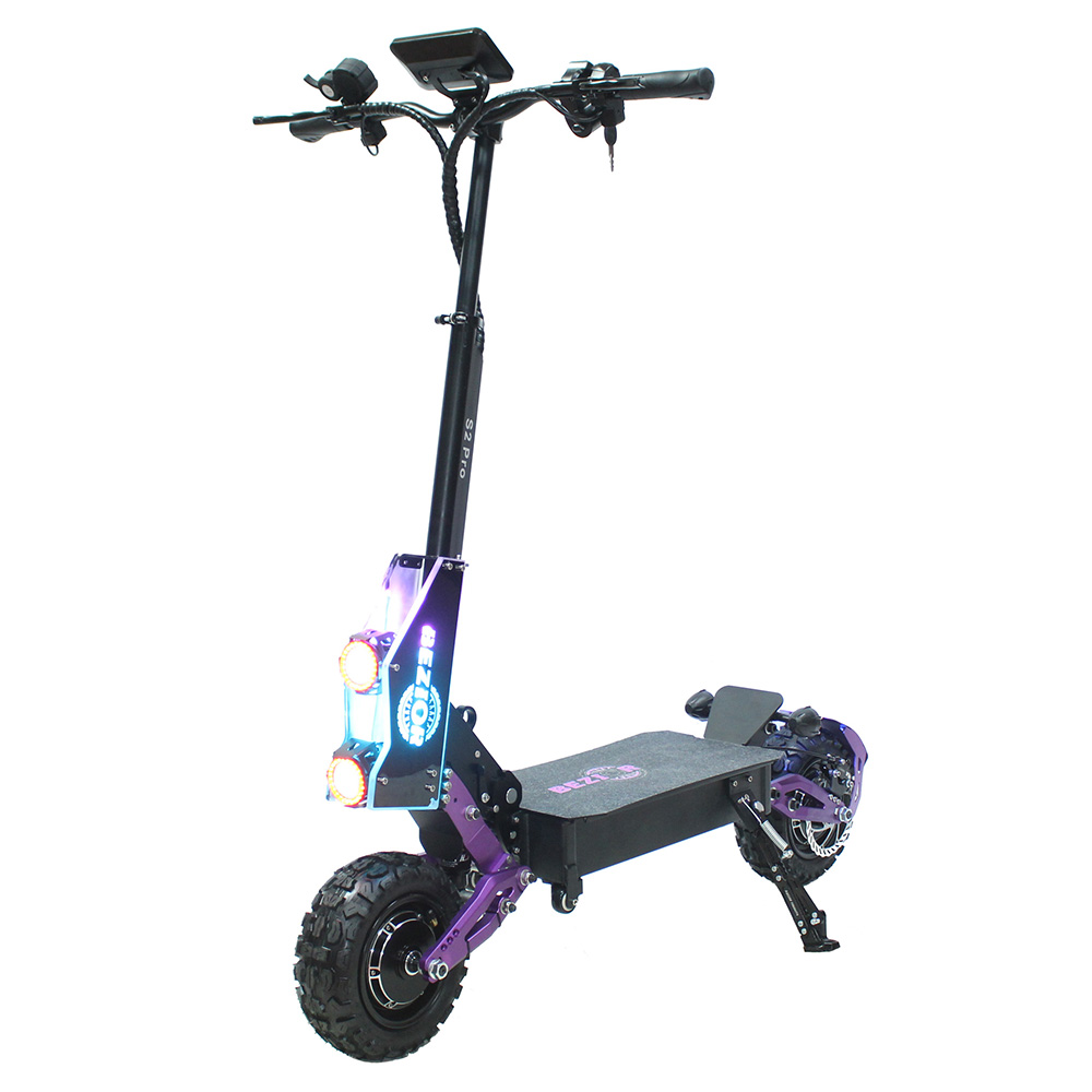 BEZIOR S2 PRO Electric Off-Road Scooter 11 Inch Wheel 1200W*2 Dual Motor 48V 23Ah Battery 65Km/h Max Speed 120KG Load Double Large Screen Dual Oil Brake Adjustable Height Dual Charging Ports BEZIOR S2 PRO Electric Off-Road Scooter 11 Inch Wheel 1200W*2 Dual Motor 48V 23Ah Battery 65Km/h Max Speed 120KG Load Double Large Screen Dual Oil Brake Adjustable Height Dual Charging Ports -rockbros-shop BEZIOR S2 PRO Electric Off Road Scooter 517297 5