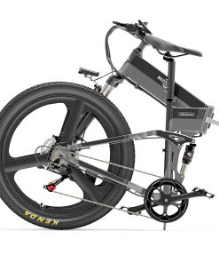BEZIOR X500 Pro Folding Electric Bike Bicycle 26 Inch Tire 500W Motor Max Speed 30Km/h 48V 10.4Ah Battery Aluminum Alloy Frame Shimano 7-Speed Shift 100KM Power-Assisted Range LCD Display IP54 Waterproof Max Load 200KG - Black Grey 6 BEZIOR X500 Pro Folding Electric Bike Bicycle 26 Inch Tire 500W Motor Max Speed 30Km/h 48V 10.4Ah Battery Aluminum Alloy Frame Shimano 7-Speed Shift 100KM Power-Assisted Range LCD Display IP54 Waterproof Max Load 200KG - Black Grey -rockbros-shop BEZIOR X500 PRO Electric Mountain Folding Bike Black Grey 518492 4