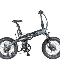 BEZIOR XF005 Folding Electric Bike 36V Front & Rear 500W Motor 32km/h Max Speed 16Ah + 6.4Ah Battery 80km Range 20*4.0'' Tires