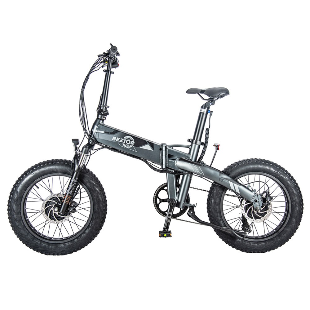 BEZIOR XF005 Folding Electric Bike 36V Front & Rear 500W Motor 32km/h Max Speed 16Ah + 6.4Ah Battery 80km Range 20*4.0'' Tires BEZIOR XF005 Folding Electric Bike 36V Front & Rear 500W Motor 32km/h Max Speed 16Ah + 6.4Ah Battery 80km Range 20*4.0'' Tires -rockbros-shop BEZIOR XF005 Electric Bike 36V Front Rear 500W Motor 519570 1