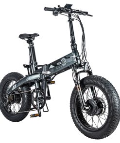 BEZIOR XF005 Folding Electric Bike 36V Front & Rear 500W Motor 32km/h Max Speed 16Ah + 6.4Ah Battery 80km Range 20*4.0'' Tires 4 BEZIOR XF005 Folding Electric Bike 36V Front & Rear 500W Motor 32km/h Max Speed 16Ah + 6.4Ah Battery 80km Range 20*4.0'' Tires -rockbros-shop BEZIOR XF005 Electric Bike 36V Front Rear 500W Motor 519570 2