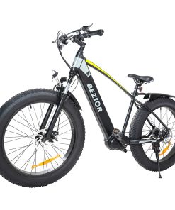 BEZIOR XF800 Electric Bicycle 13Ah 48V 500W MID MOTOR 26*4.0 Inch Fat Tires 40Km/h Max Speed Max Load 90KG