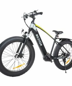 BEZIOR XF800 Electric Bicycle 13Ah 48V 500W MID MOTOR 26*4.0 Inch Fat Tires 40Km/h Max Speed Max Load 90KG