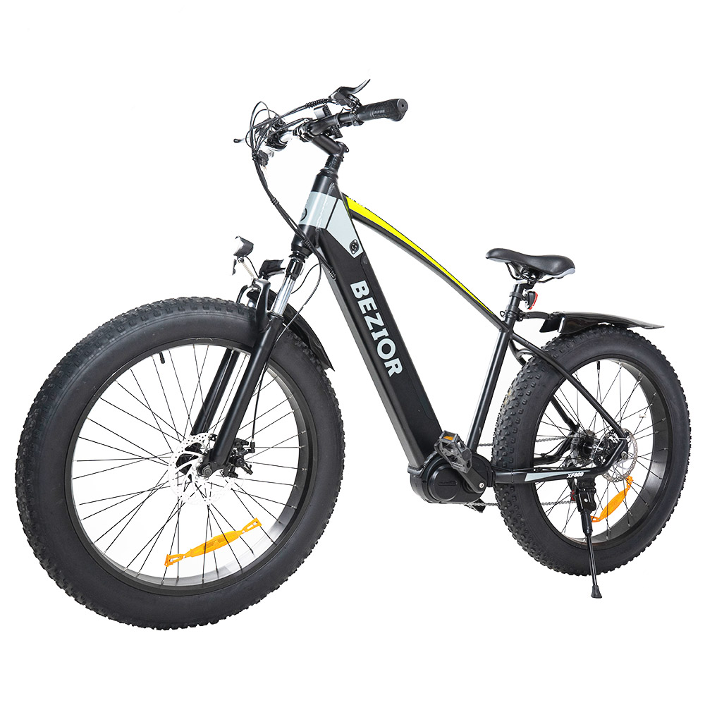 BEZIOR XF800 Electric Bicycle 13Ah 48V 500W MID MOTOR 26*4.0 Inch Fat Tires 40Km/h Max Speed Max Load 90KG BEZIOR XF800 Electric Bicycle 13Ah 48V 500W MID MOTOR 26*4.0 Inch Fat Tires 40Km/h Max Speed Max Load 90KG -rockbros-shop BEZIOR XF800 13Ah 48V 500W MID MOTOR Electric Bicycle 498004 1