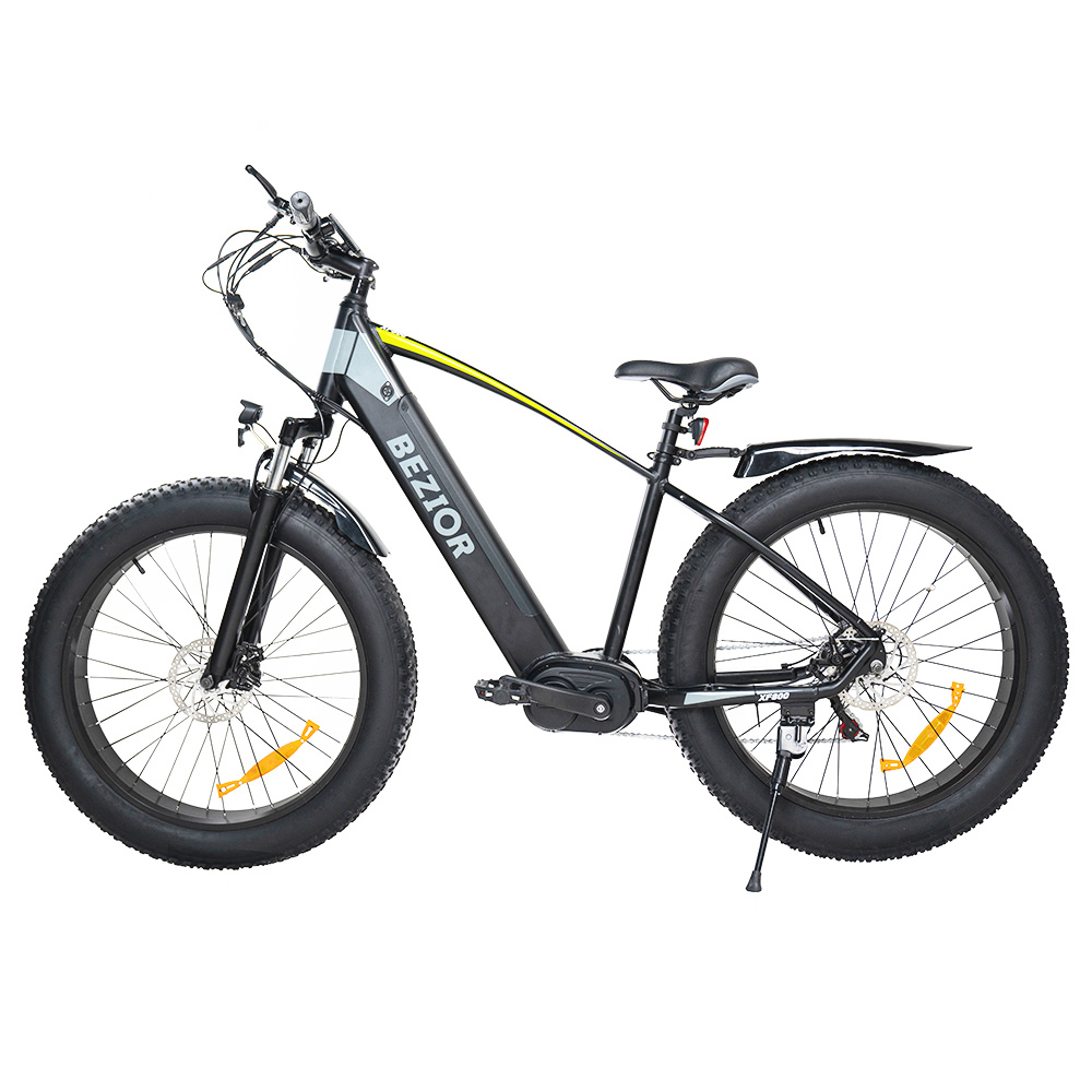 BEZIOR XF800 Electric Bicycle 13Ah 48V 500W MID MOTOR 26*4.0 Inch Fat Tires 40Km/h Max Speed Max Load 90KG BEZIOR XF800 Electric Bicycle 13Ah 48V 500W MID MOTOR 26*4.0 Inch Fat Tires 40Km/h Max Speed Max Load 90KG -rockbros-shop BEZIOR XF800 13Ah 48V 500W MID MOTOR Electric Bicycle 498004 2