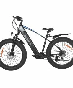 BEZIOR XF800 Electric Mountain Bike 26*4.0 Inch Fat Tires 500W Mid Motor 48V 13Ah Battery 40Km/h Max Speed 90KG Load Dual Mechanical Disc Brake Shimano 7-Speed Gears - Black & Blue 6 BEZIOR XF800 Electric Mountain Bike 26*4.0 Inch Fat Tires 500W Mid Motor 48V 13Ah Battery 40Km/h Max Speed 90KG Load Dual Mechanical Disc Brake Shimano 7-Speed Gears - Black & Blue -rockbros-shop BEZIOR XF800 Electric Bike 500W Mid Motor Black Blue 518288 1