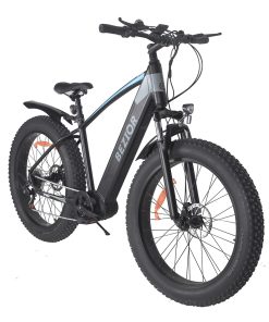 BEZIOR XF800 Electric Mountain Bike 26*4.0 Inch Fat Tires 500W Mid Motor 48V 13Ah Battery 40Km/h Max Speed 90KG Load Dual Mechanical Disc Brake Shimano 7-Speed Gears - Black & Blue 4 BEZIOR XF800 Electric Mountain Bike 26*4.0 Inch Fat Tires 500W Mid Motor 48V 13Ah Battery 40Km/h Max Speed 90KG Load Dual Mechanical Disc Brake Shimano 7-Speed Gears - Black & Blue -rockbros-shop BEZIOR XF800 Electric Bike 500W Mid Motor Black Blue 518288 2