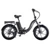BK6 Electric Bike 48V 350W Motor 10Ah Battery Shimano 7 Speed Gear Front Suspension And Dual Disc Brakes - Black -rockbros-shop BK6 Electric Bike 48V 350W Motor 10Ah Battery Black 518808 0