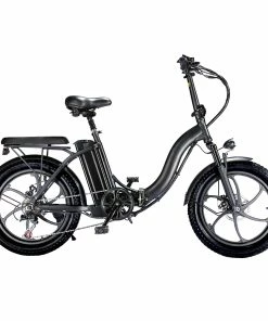 BK6 Electric Bike 48V 350W Motor 10Ah Battery Shimano 7 Speed Gear Front Suspension And Dual Disc Brakes - Black