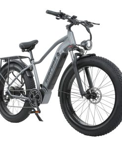 BURCHDA RX50 Electric Bike 26*4.0 Inch Fat Tire 1000W Motor 48V 18Ah Battery 45Km/h Max Speed 8-Speed Shimano Gear Road Snow Mountain Bike